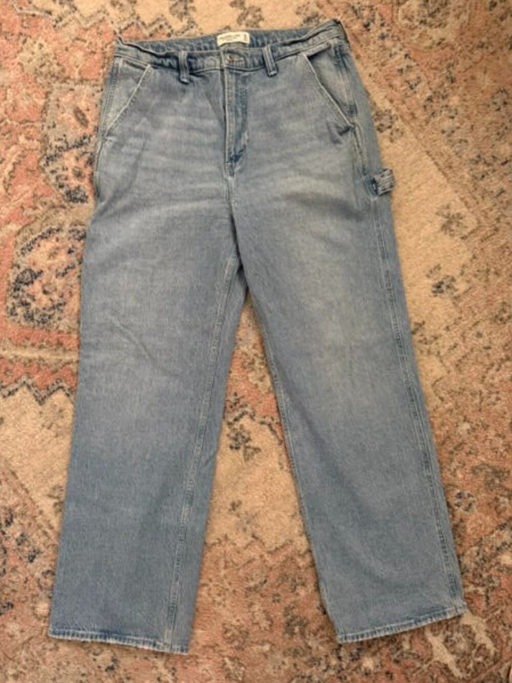 Abercrombie & Fitch The 90’s Relaxed Jean High Rise Carpenter Style - Picture 5 of 8